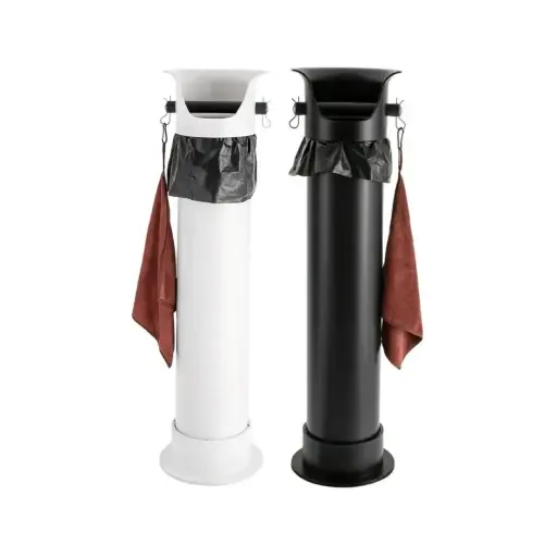 وعاء مخلفات القهوة + منشفة + أكياس مخلفات