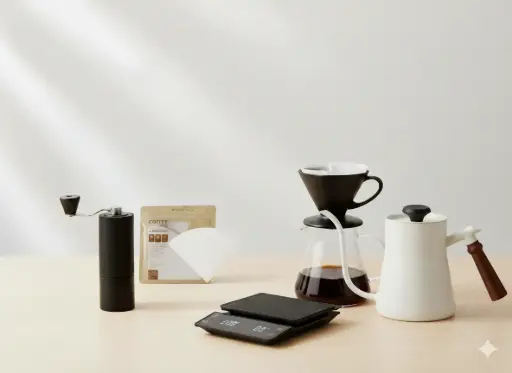 عدة القهوة المقطرة ( الاقتصادية )